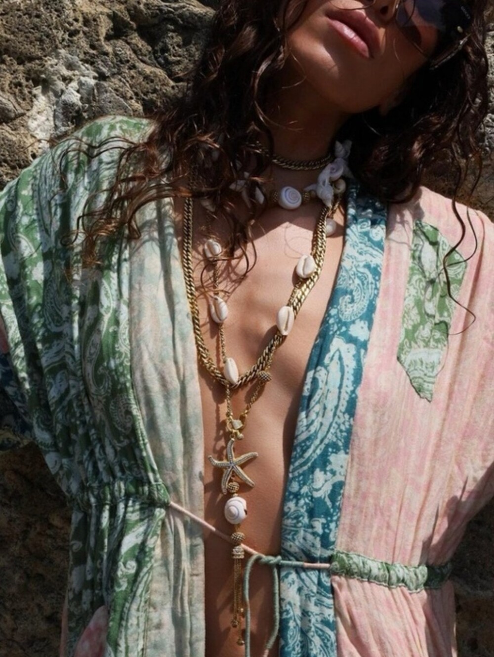 ZARA PRINTED KIMONO LONG SIZE XS - Picture 7 of 13